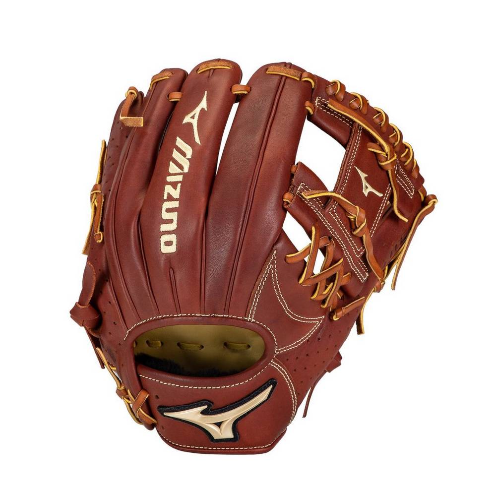 Guantes Mizuno Prime Elite Infield 11.5" Hombre Marrones Ofertas EBSJ-56273